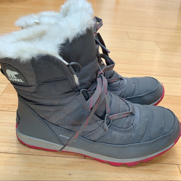 Sorel Shoes - SOREL Tivoli II gray pink winter snow boots, 8.5.